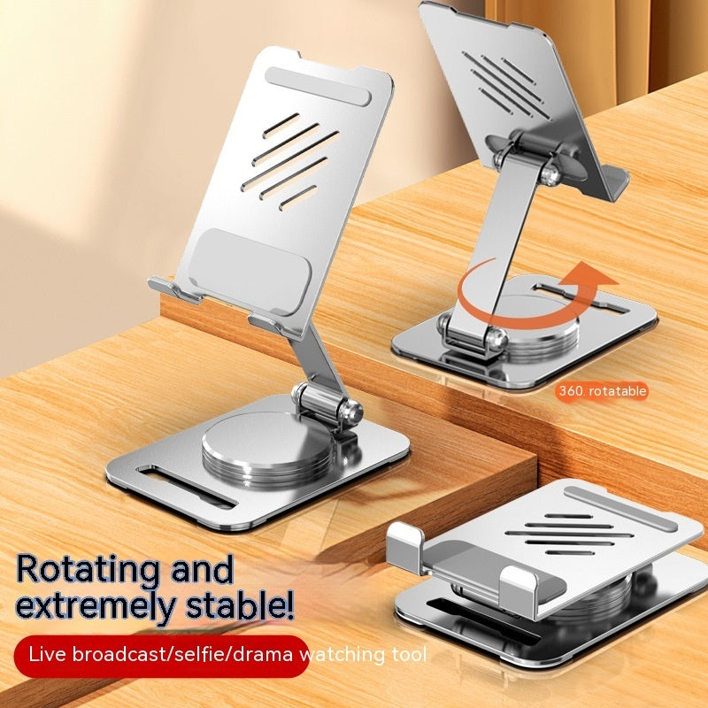 360 Degrees Rotate Metal Desk Mobile Phone Holder Stand