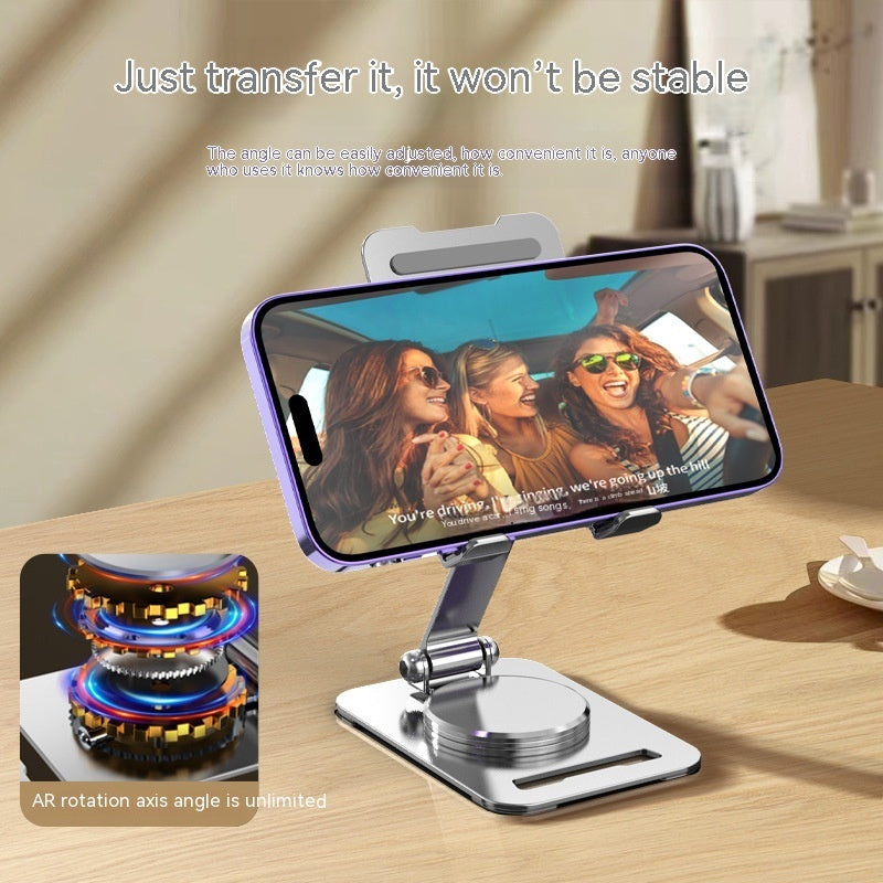 360 Degrees Rotate Metal Desk Mobile Phone Holder Stand